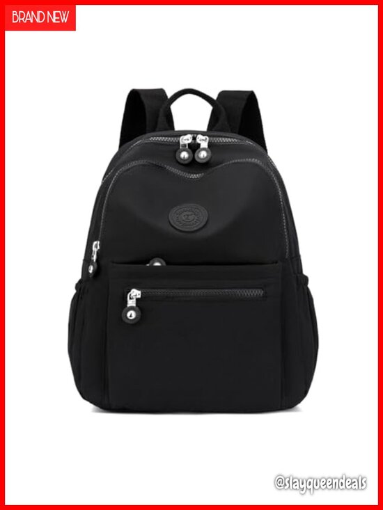 Mini Nylon Backpack Purse Lightweight Waterproof Travel Multi-Pockets Daypack main image 6